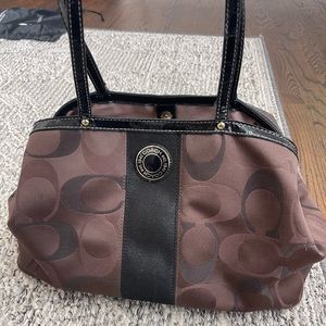 Brown coach purse!